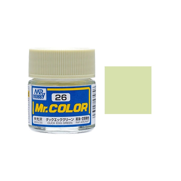 Mr. Color 26  - Sky / Duck Egg Green (Semi-Gloss)