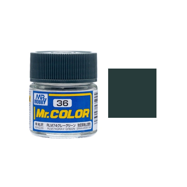Mr. Color 36  - RLM74 Gray Green
