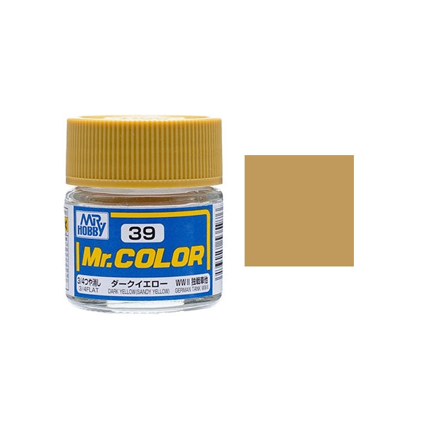 Mr. Color 39  - Dark Yellow (Flat)