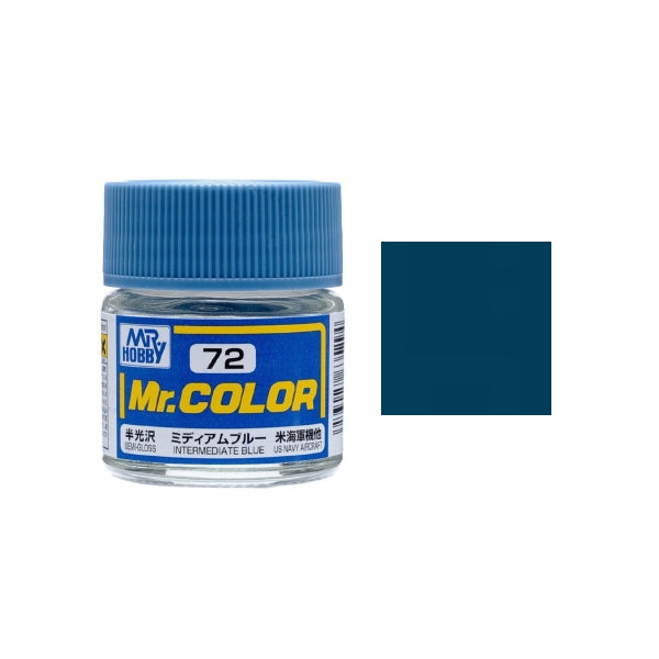 Mr. Color 72  - Intermediate Blue (Semi-Gloss)