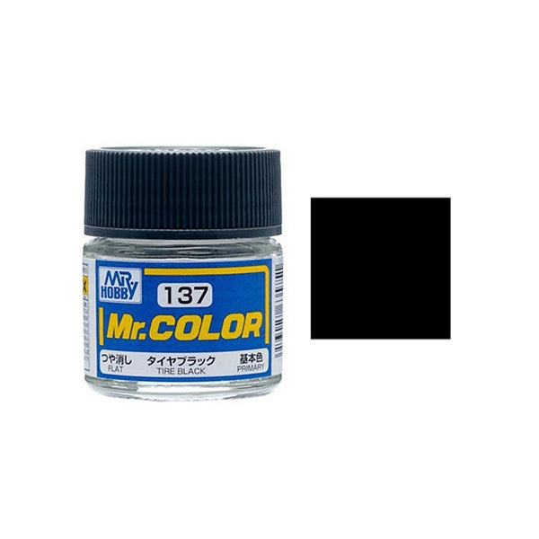 Mr. Color 137  - Tire Black (Flat)