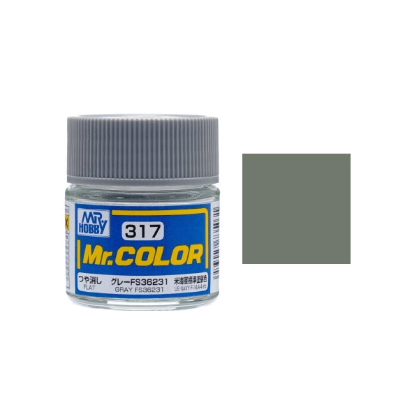 Mr. Color 317  - FS36231 Dark Gull Gray