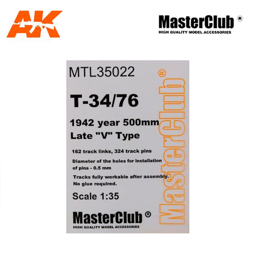 MTL-35022 - (1/35) Tracks for T-34 M1942
