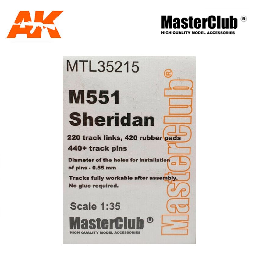 MTL-35215 - (1/35) Tracks for M551 Sheridan