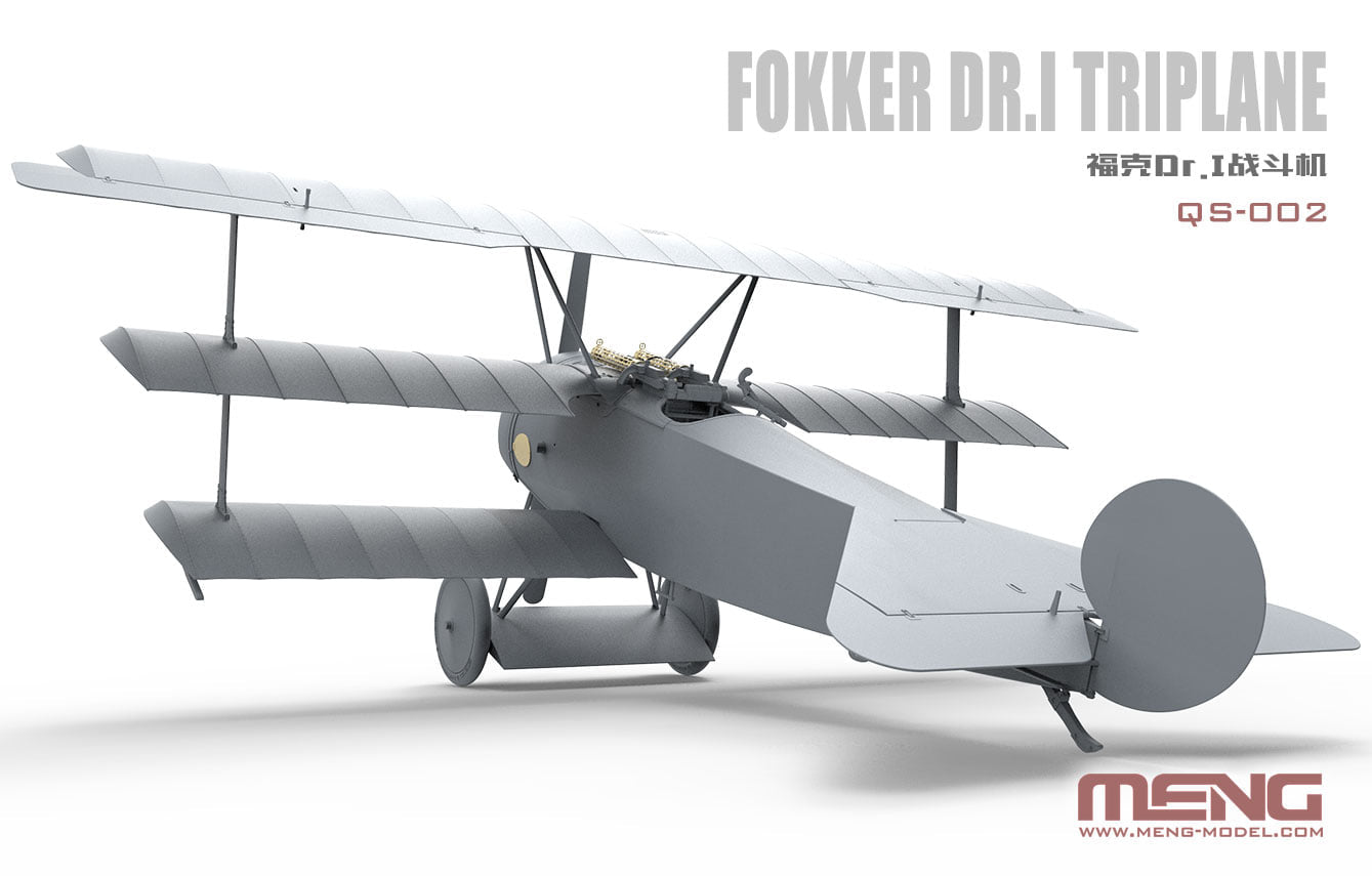 QS-002s - Meng 1/32 Fokker Ds.1 Red Baron Triplane LIMITED EDITION