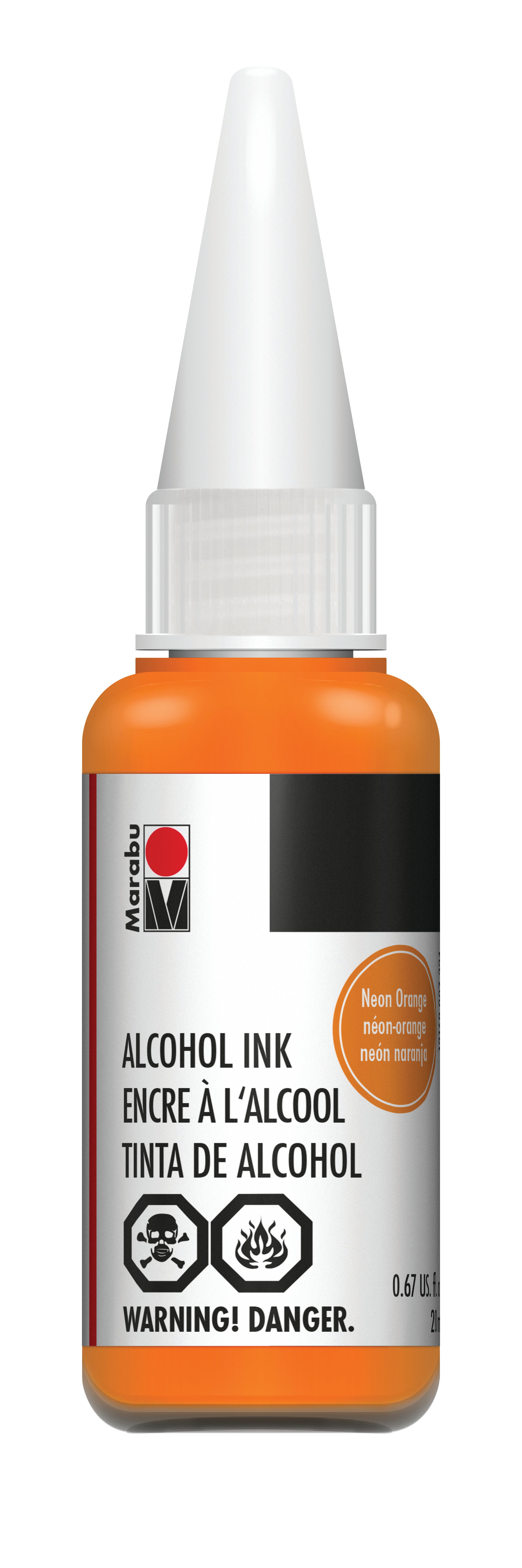 Marabu Alcohol Ink 20 ml -  NEON ORANGE
