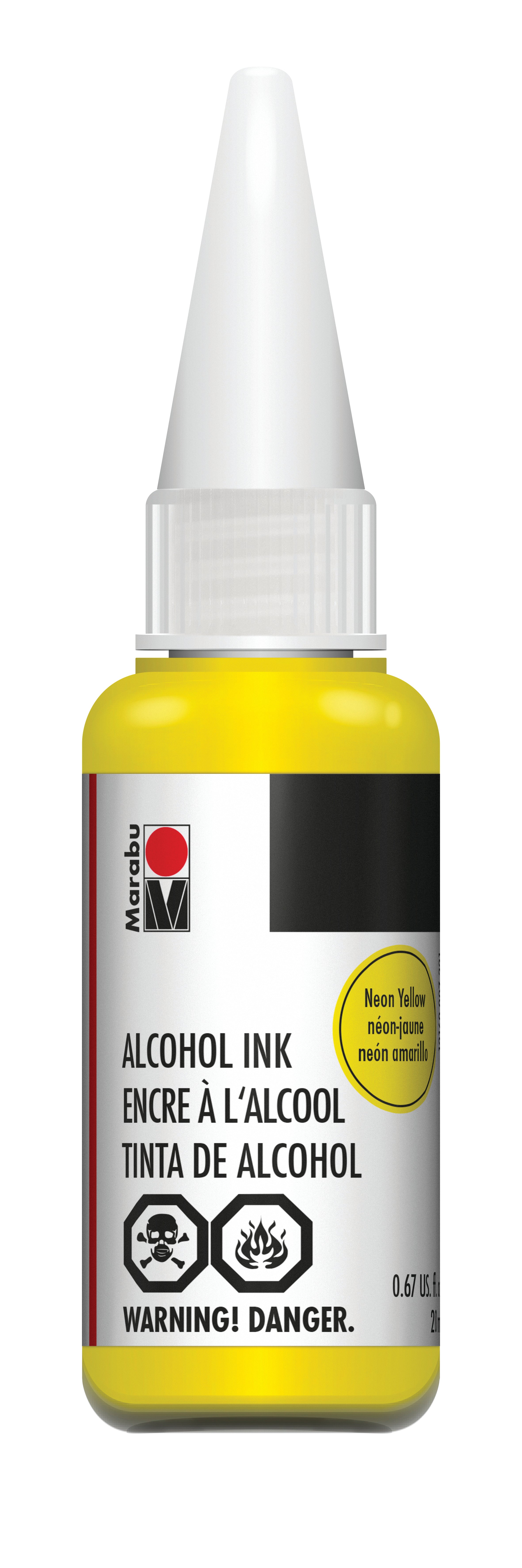 Marabu Alcohol Ink 20 ml -  NEON YELLOW