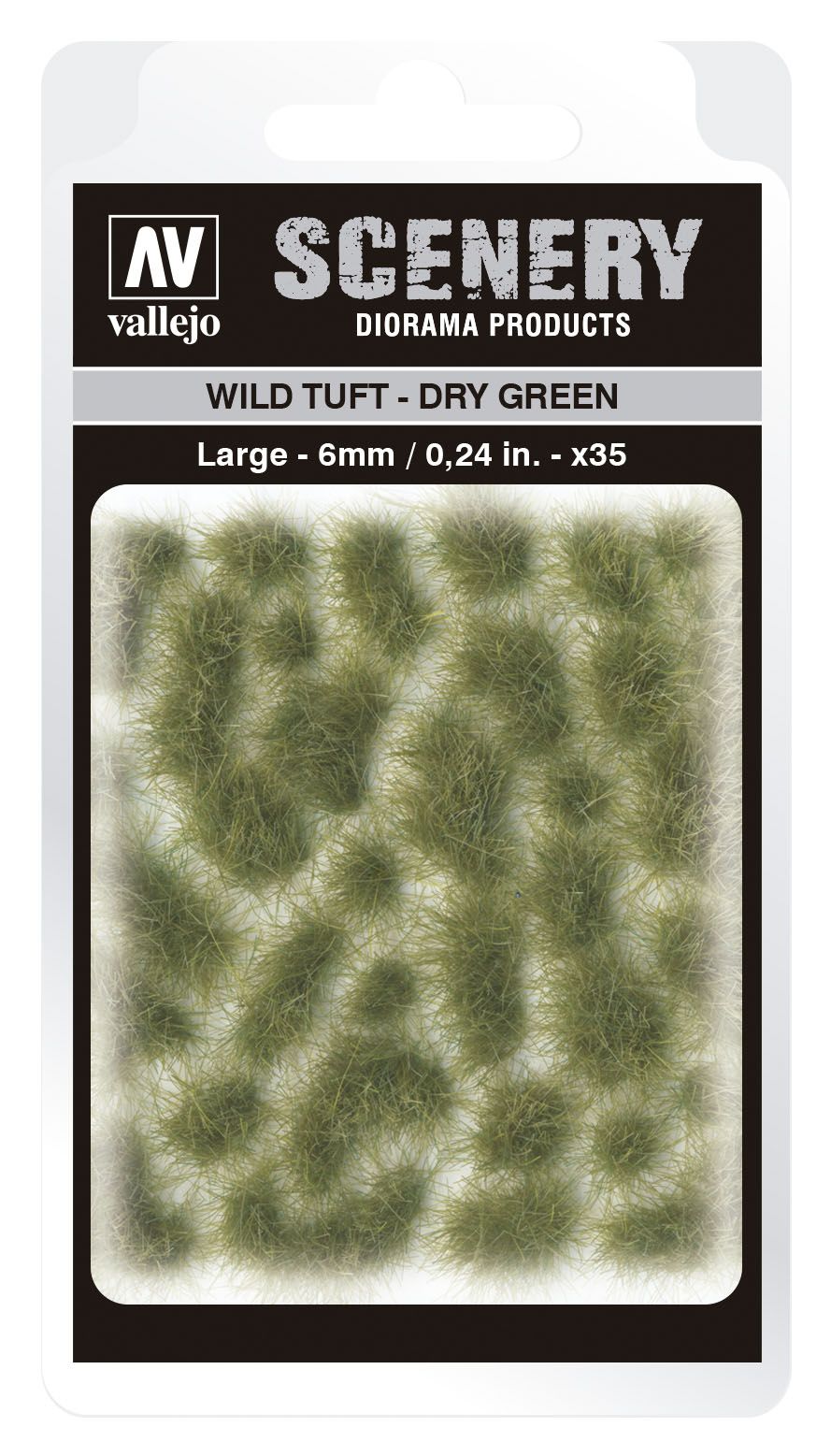 SC415 - Wild Tuft - Dry Green - 6 mm