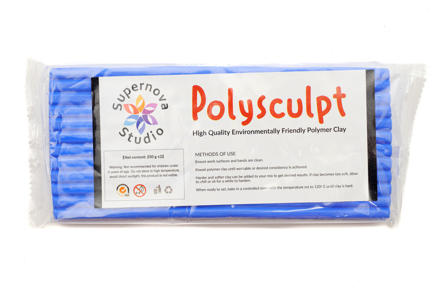 Royal Blue Polysculpt™ Polymer Clay - 250g