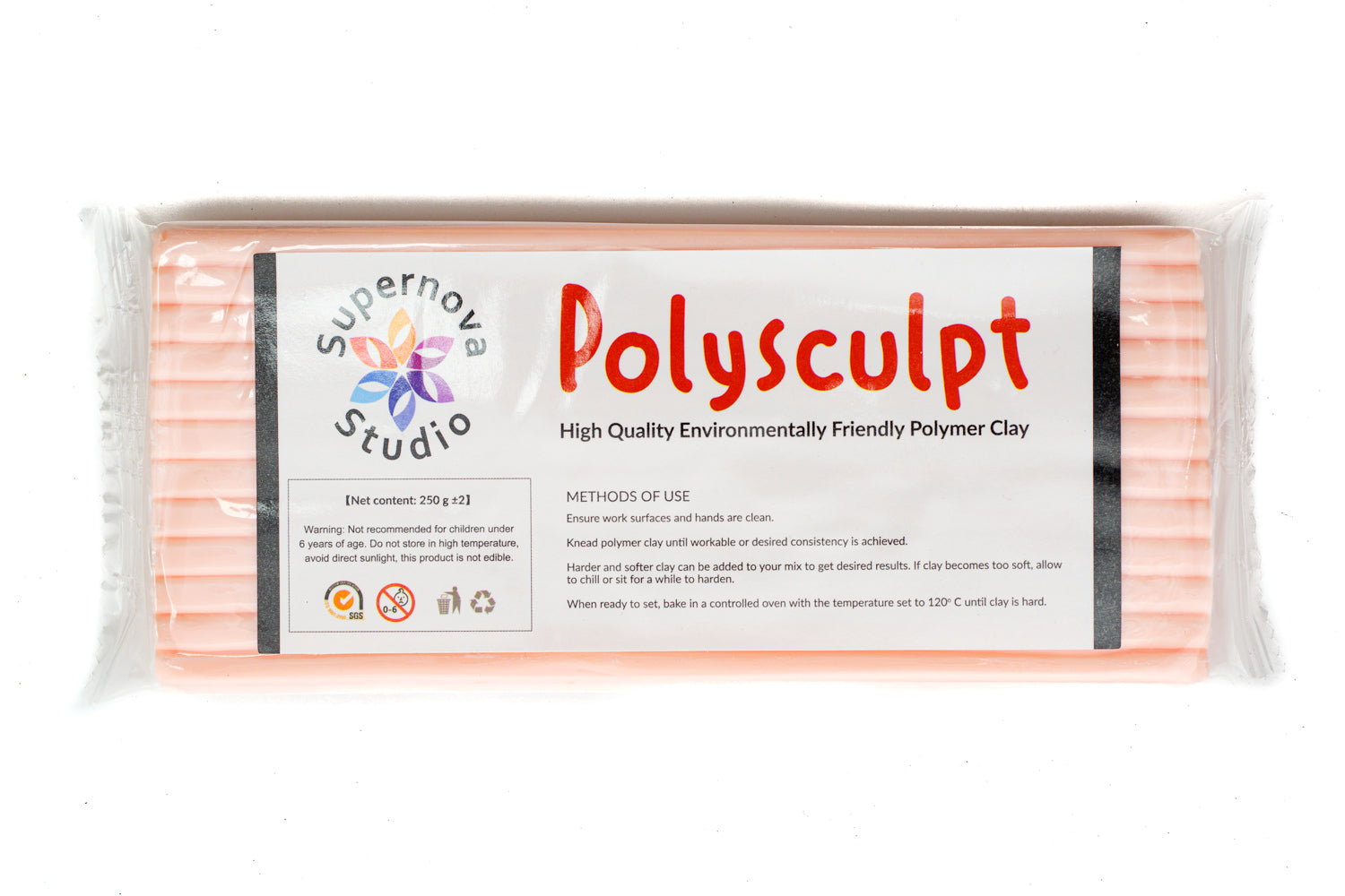 Pale Flesh Polysculpt™ Polymer Clay -  250g