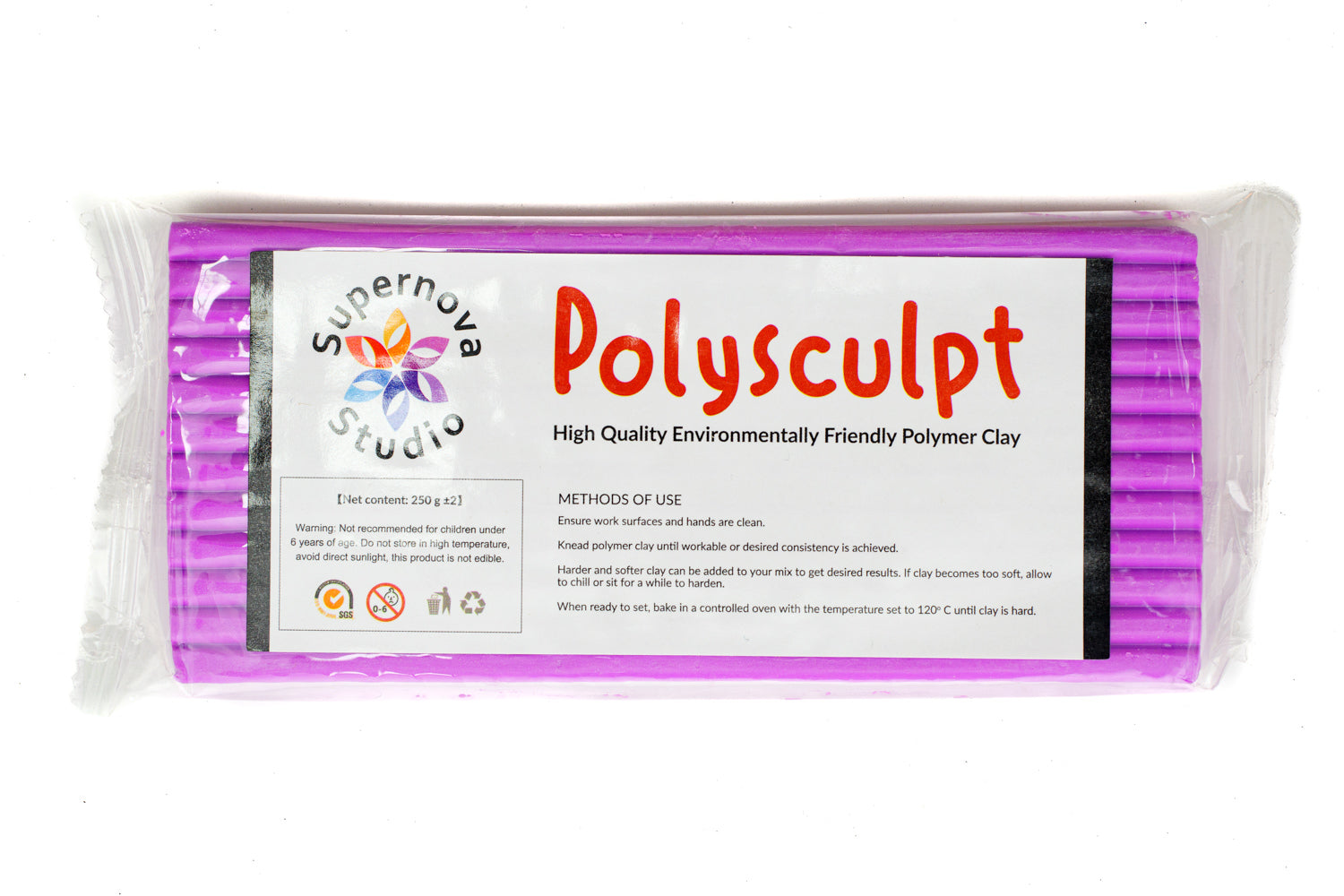 Perfect Purple  Polysculpt™  Polymer Clay -250g