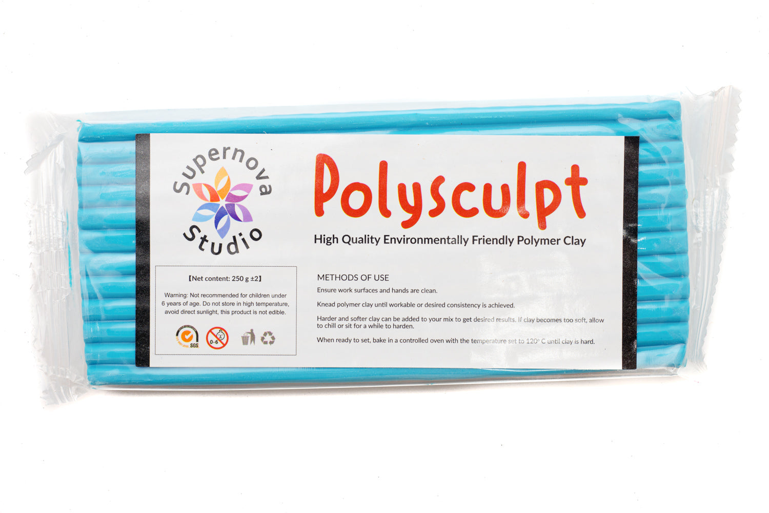 Turquoise Polysculpt™ Polymer Clay - 250g