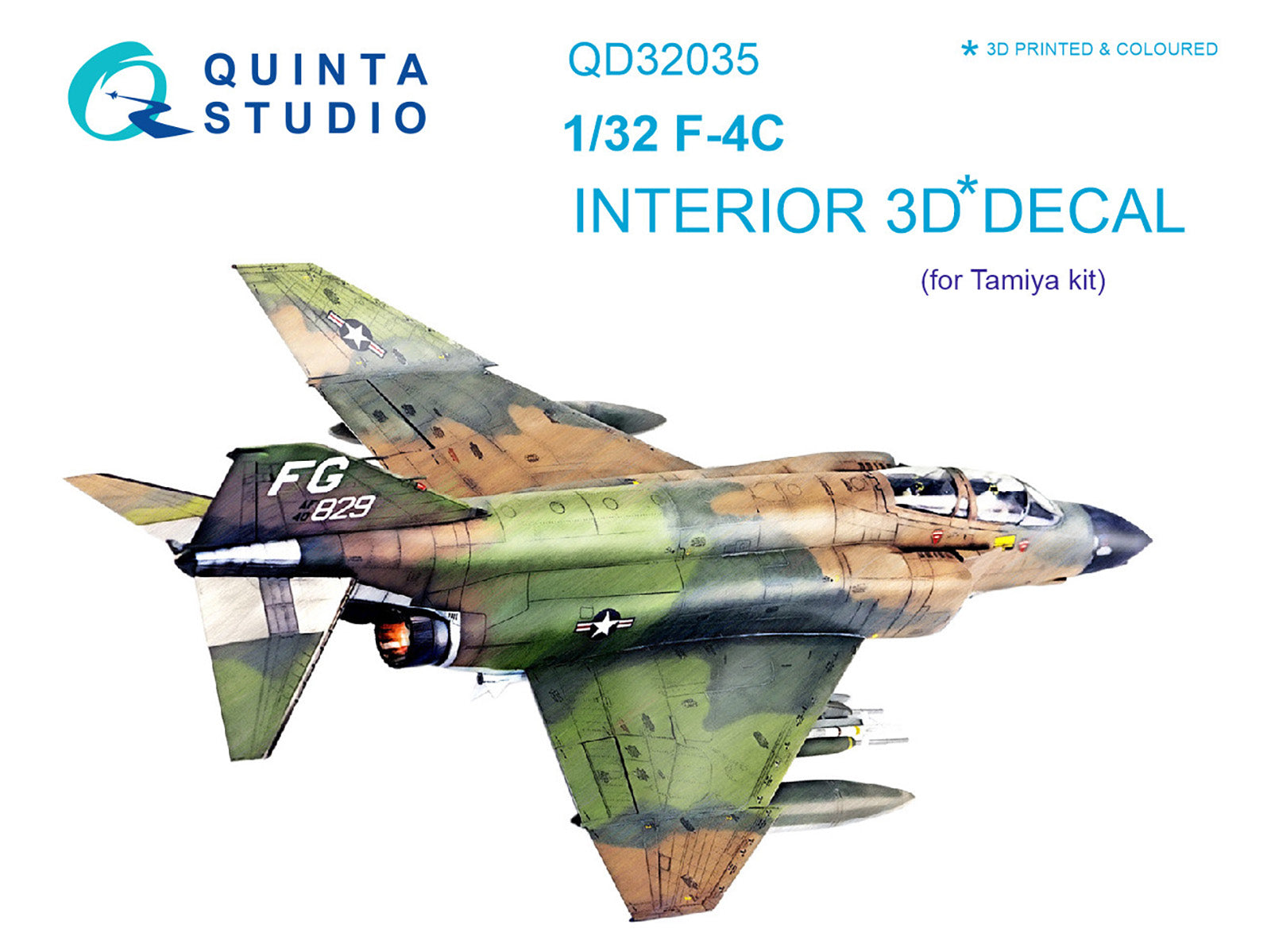 Quinta Studio - 1/32 F-4C QD32035 for Tamiya kit