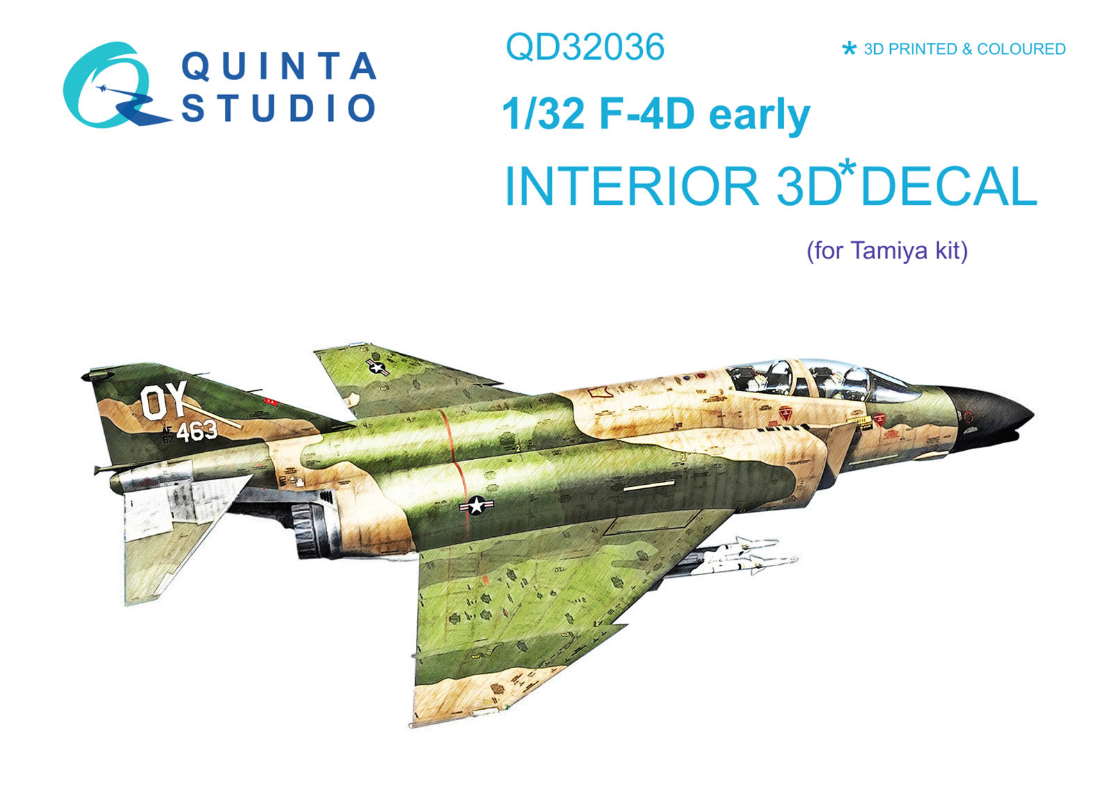 Quinta Studio - 1/32 F-4D QD32036 for Tamiya kit