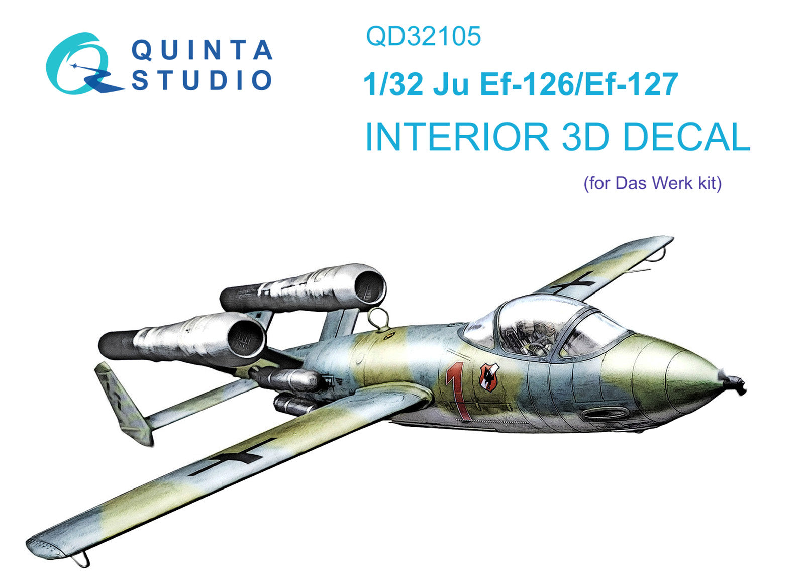 Quinta Studio - 1/32 Ju EF 126/EF 127 QD32105 for Das Werk kit