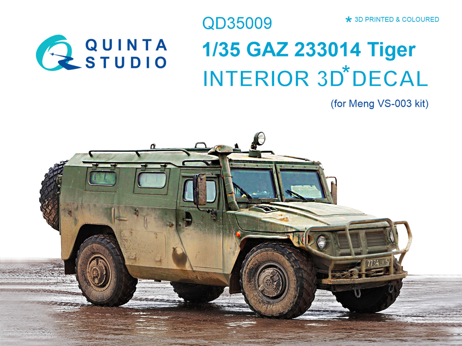Quinta Studio - 1/35 GAZ Tiger Family QD35009 for Meng kits