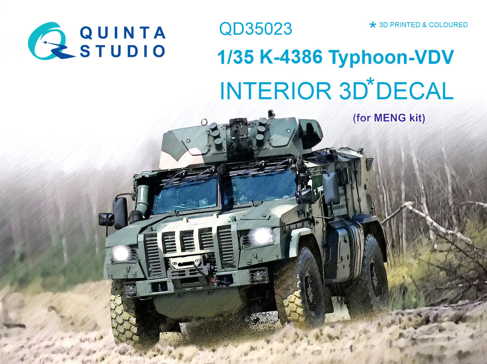 Quinta Studio - 1/35 K-4386 Typhoon VDV QD35023 for Meng kit