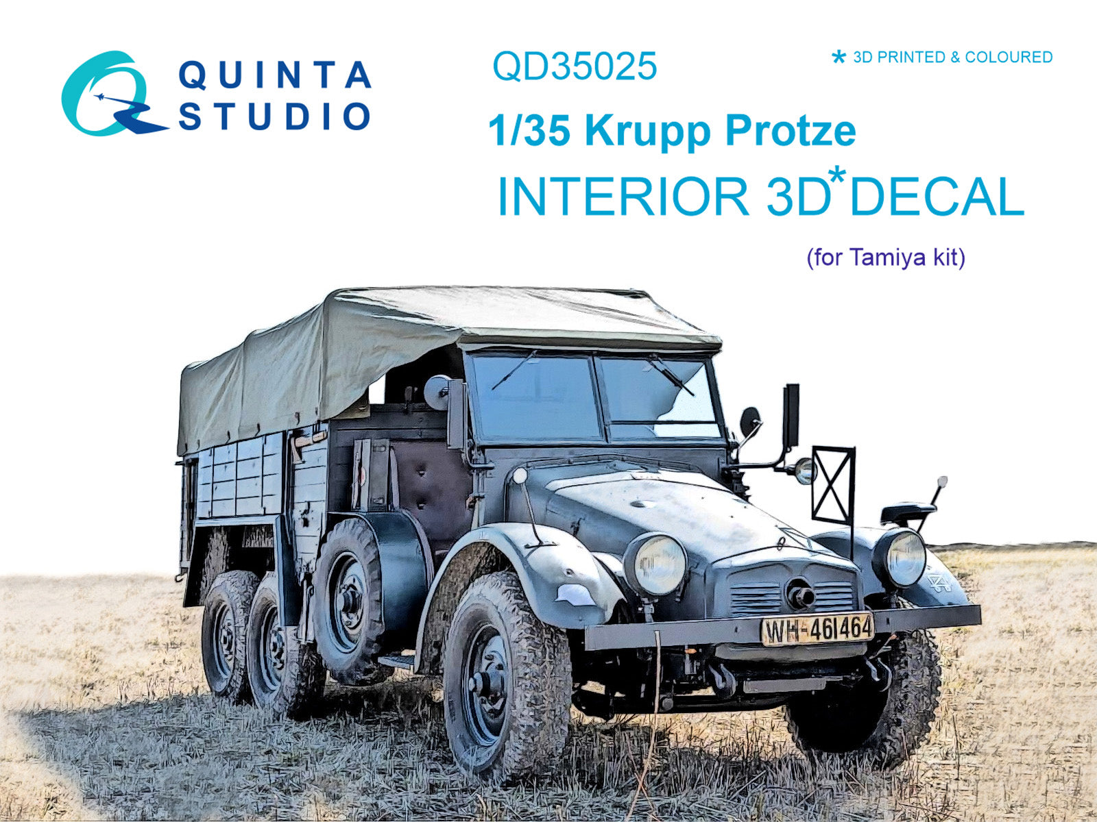 Quinta Studio - 1/35 Krupp Protze QD35025 for Tamiya kit