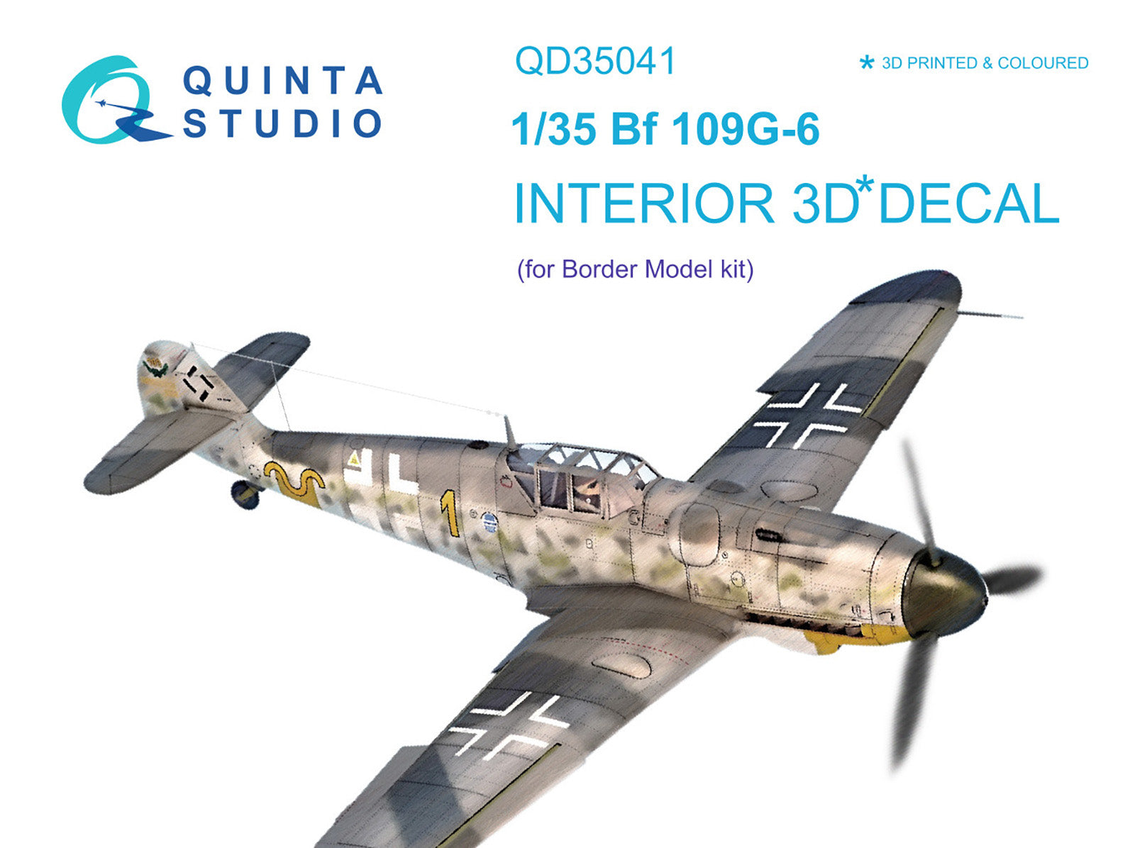 Quinta Studio - 1/35 Bf 109G-6 QD35041 for Border Model kit