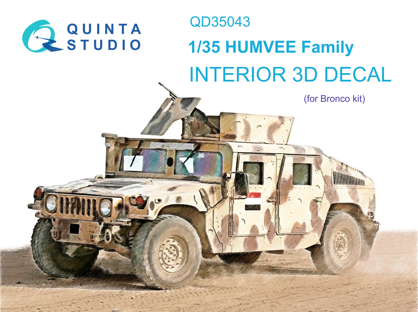 Quinta Studio - 1/35 HUMVEE Family QD35043 for Bronco kit