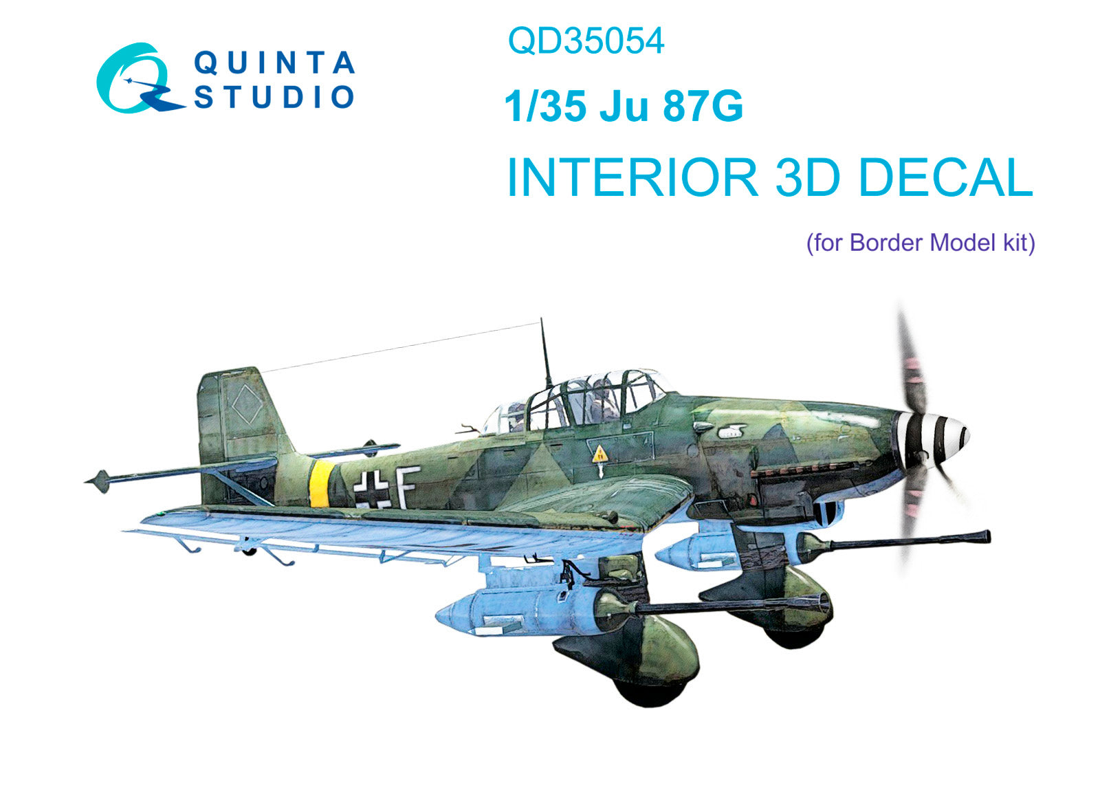 Quinta Studio - 1/35 Ju 87G QD35054 for Border Model kit