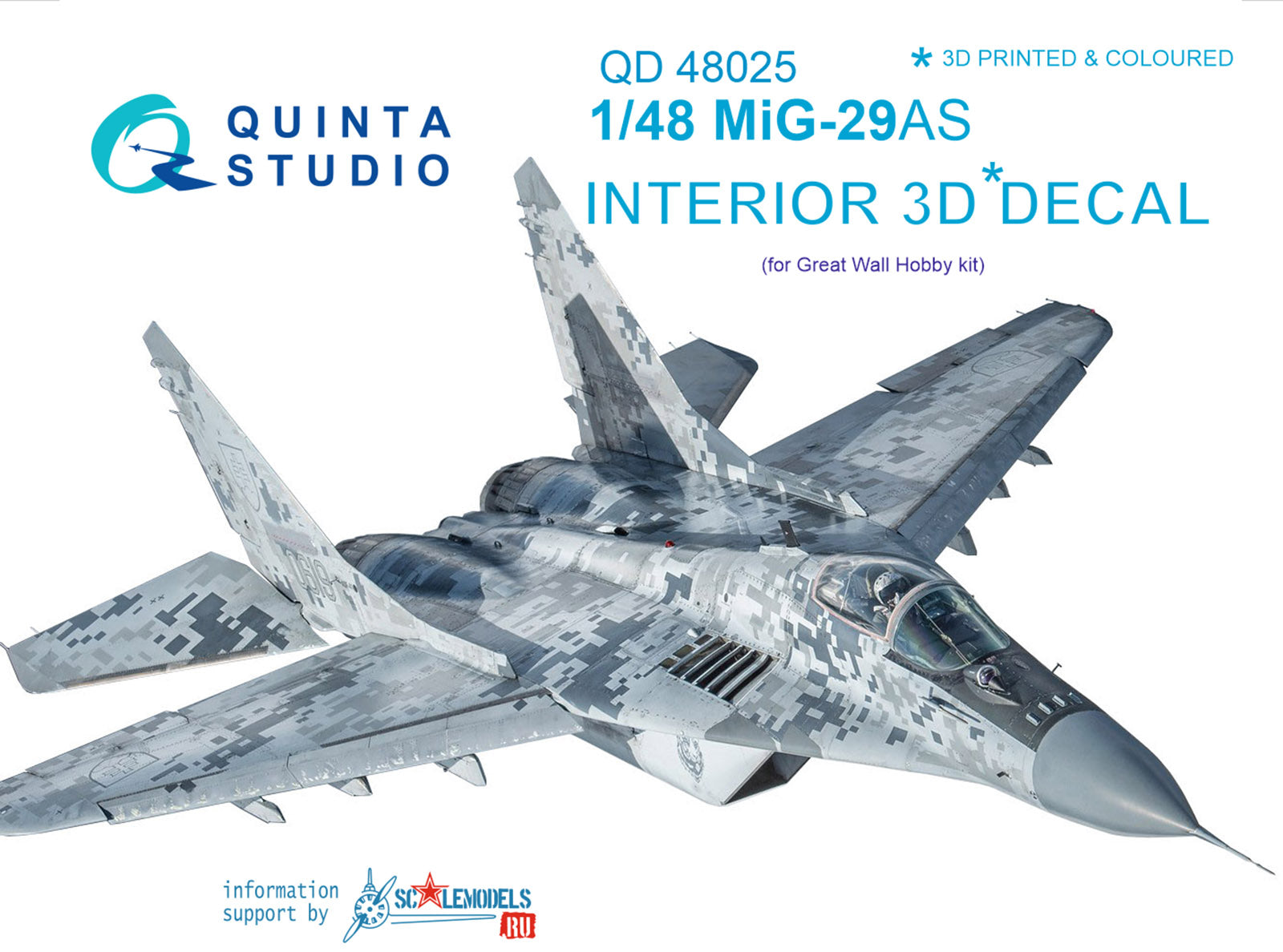 Quinta Studio - 1/48 Mig-29AS (Slovak Version) QD48025 for GWH kit