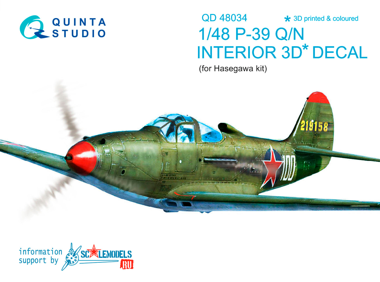 Quinta Studio - 1/48 P-39Q/N - QD48034 for Hasegawa/Eduard kits