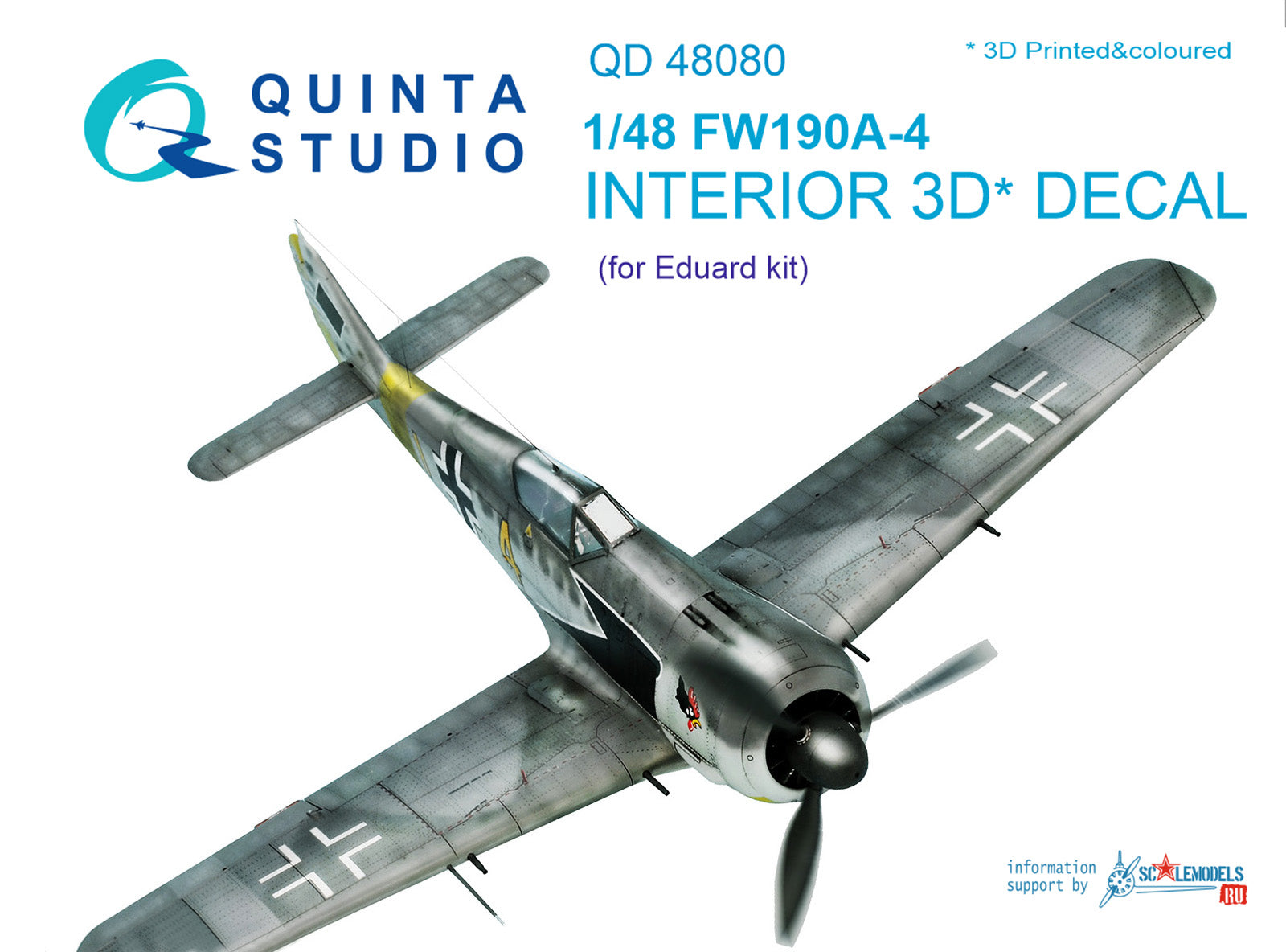 Quinta Studio - 1/48 Fw 190A-4 - QD48080 for Eduard kit