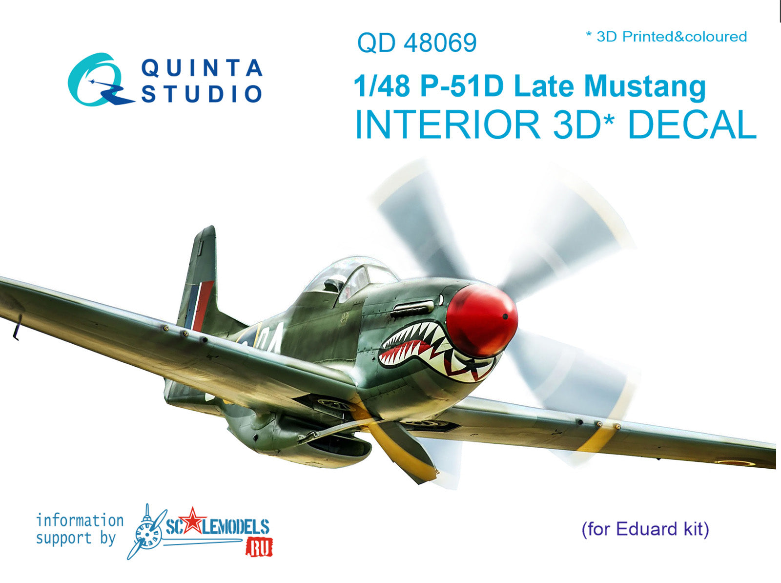 Quinta Studio - 1/48 P-51D (Late) QD48069 for Eduard kit