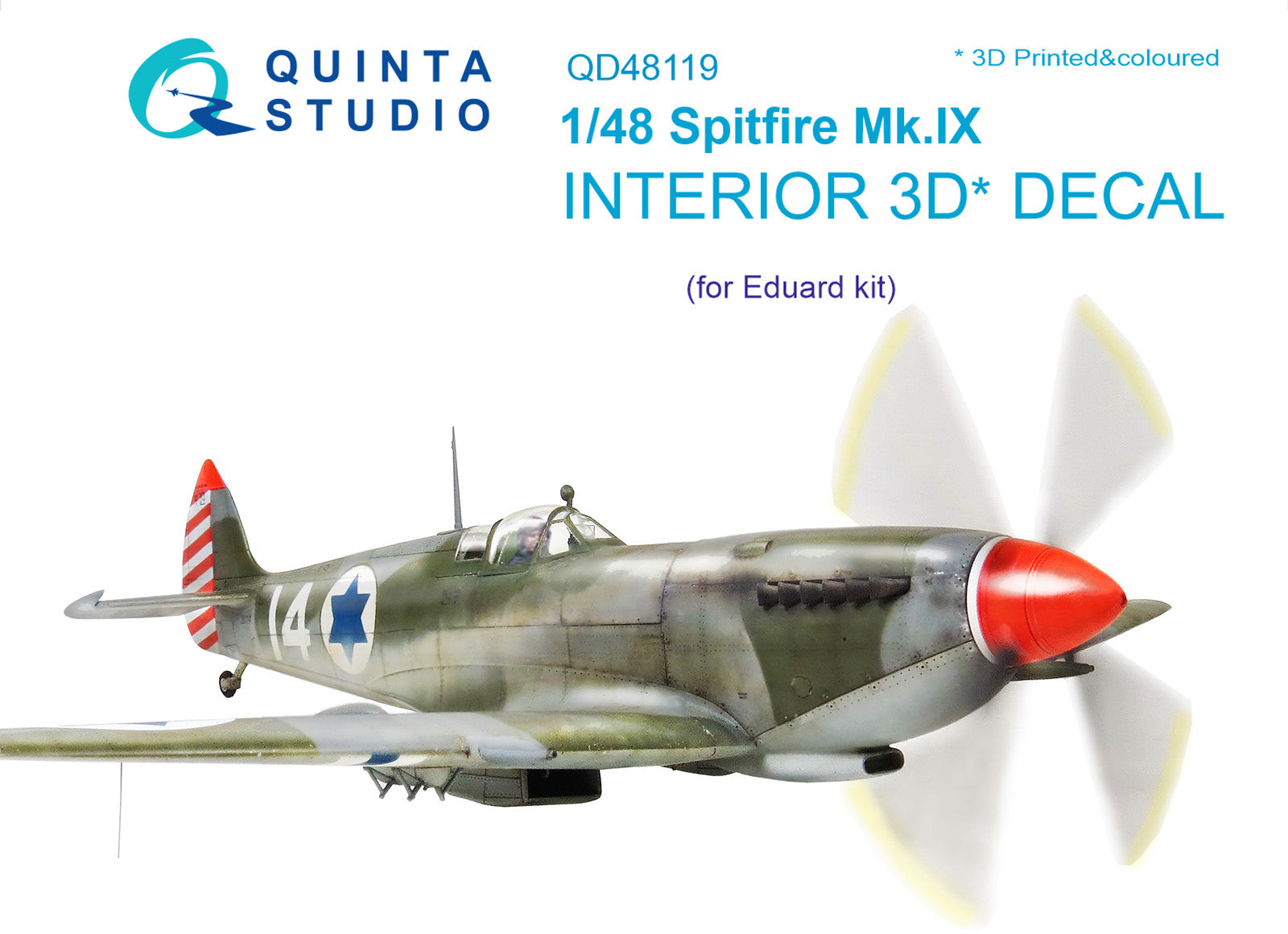 Quinta Studio - 1/48 Spitfire Mk.IX - QD48119 for Eduard kit