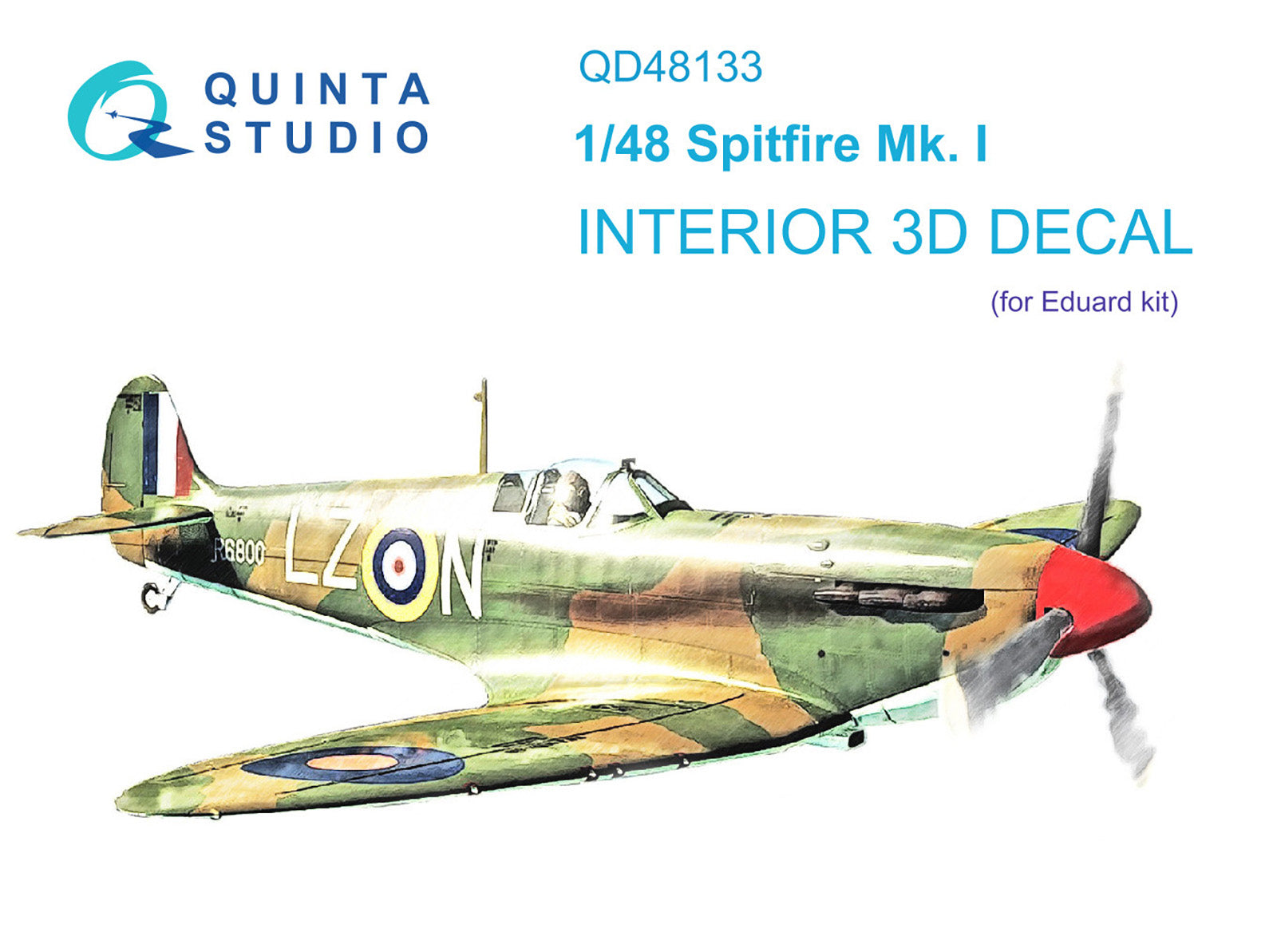 Quinta Studio - 1/48  Spitfire Mk.I  - QD48133 for Eduard kit