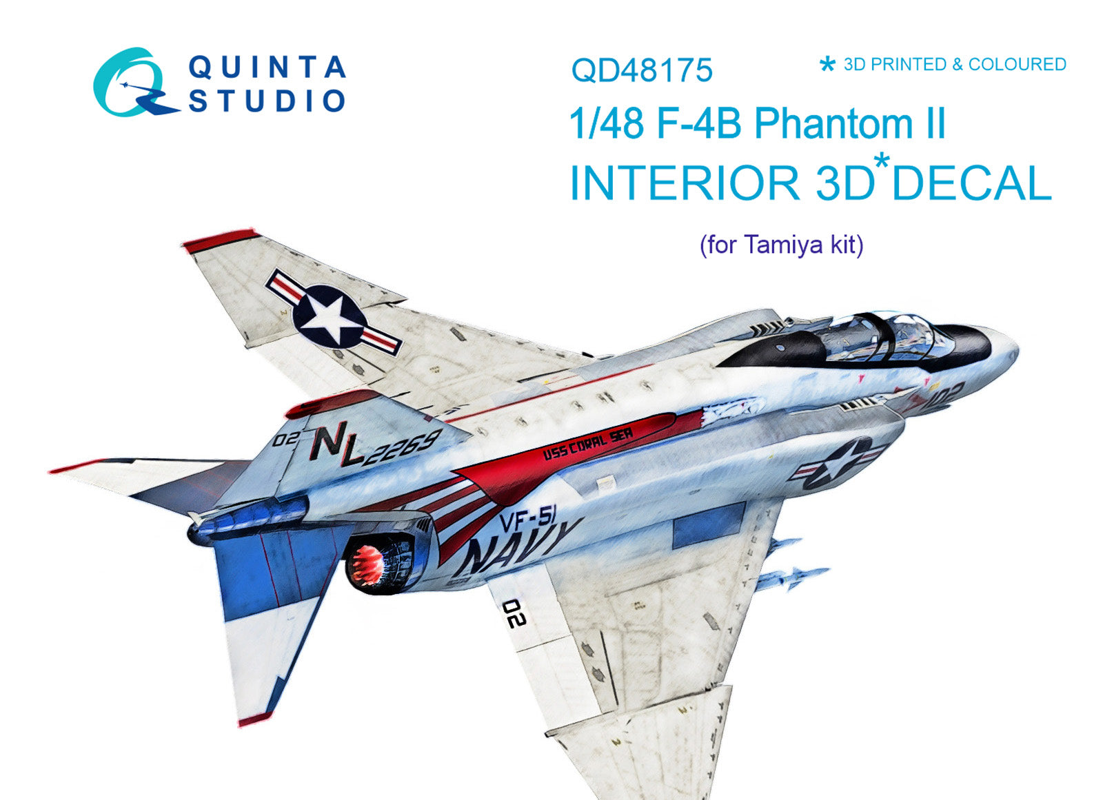 Quinta Studio - 1/48  F-4B - QD48175 for Tamiya kit