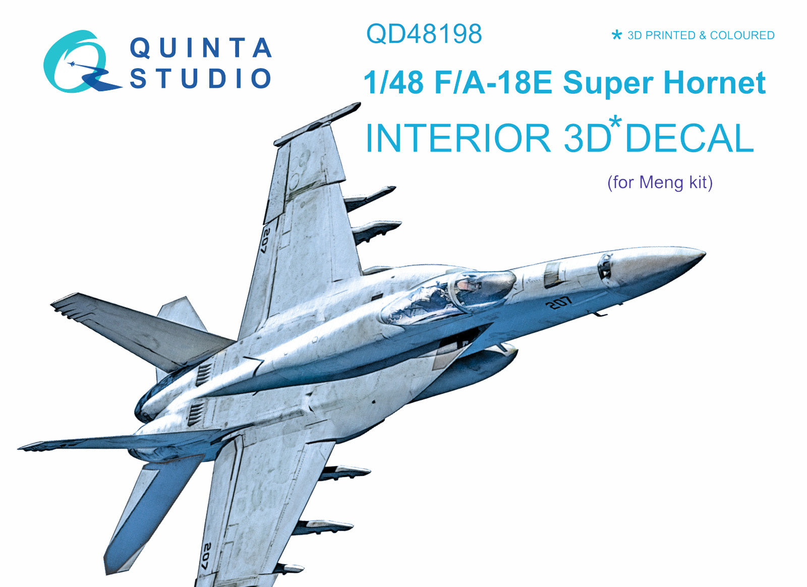Quinta Studio - 1/48  F/A-18E  - QD48198 for Meng kit