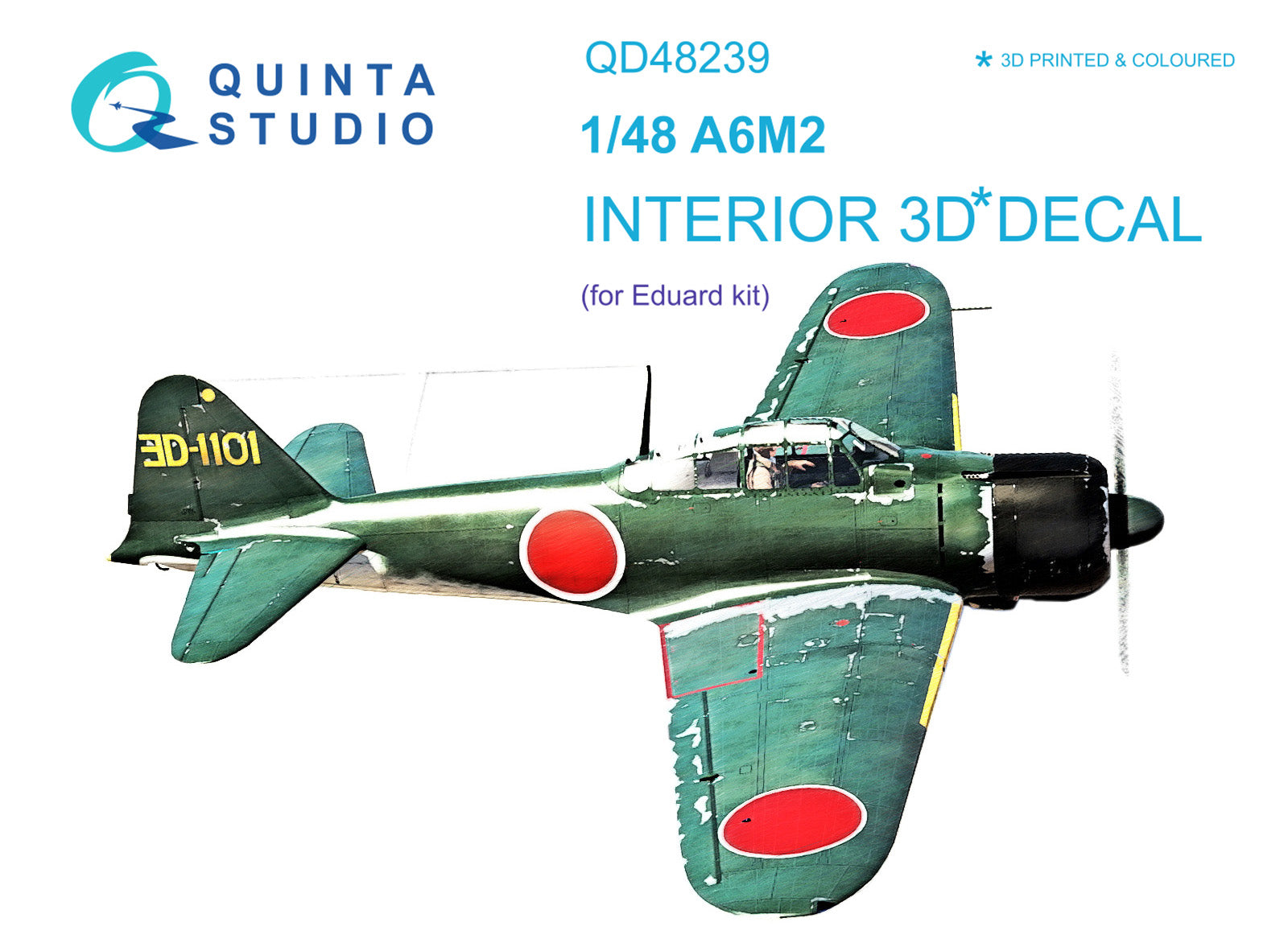 Quinta Studio - 1/48  A6M2 Zero - QD48239 for Eduard kit