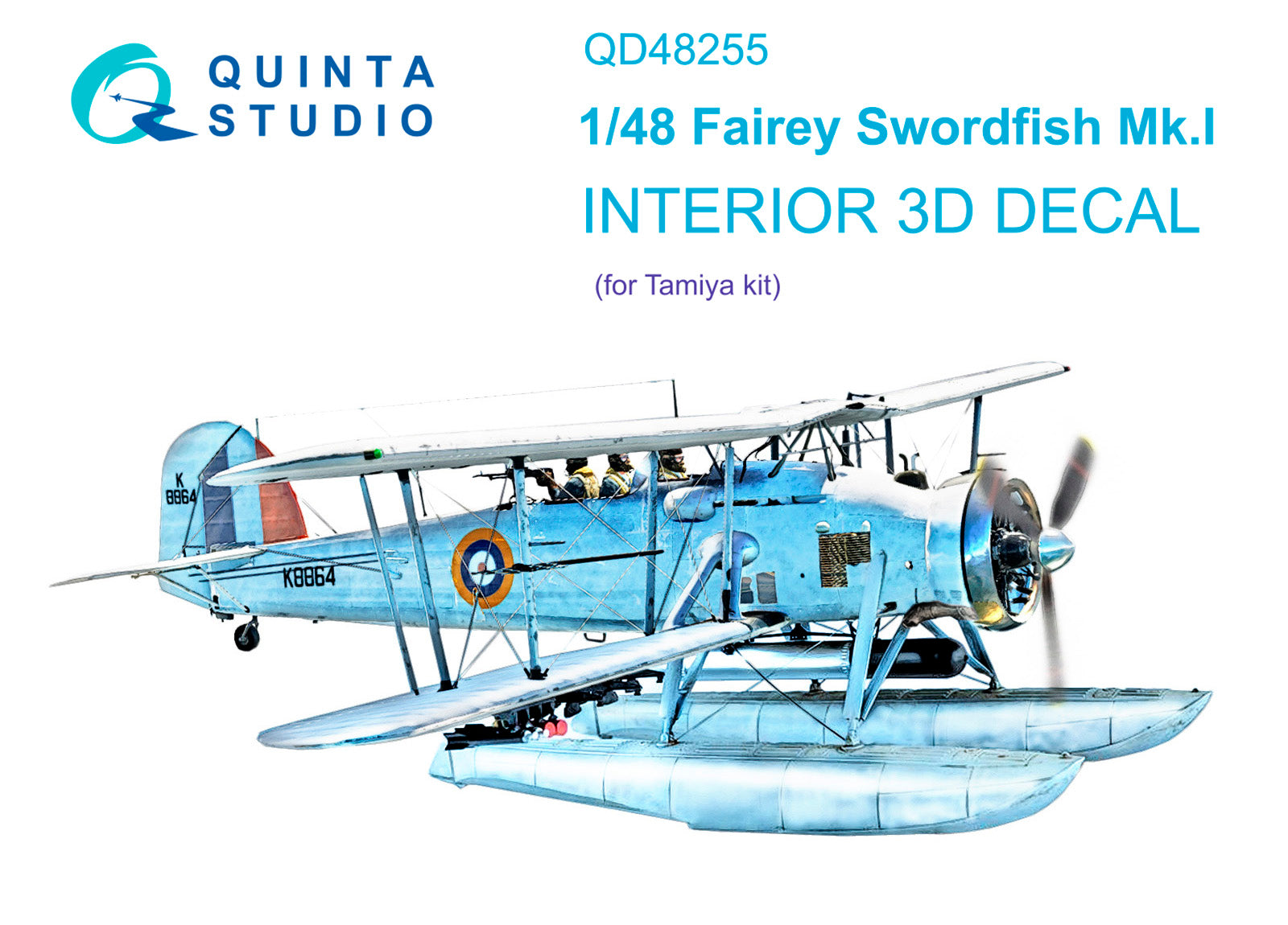 Quinta Studio - 1/48 Swordfish Mk.l QD48255 for Tamiya kit