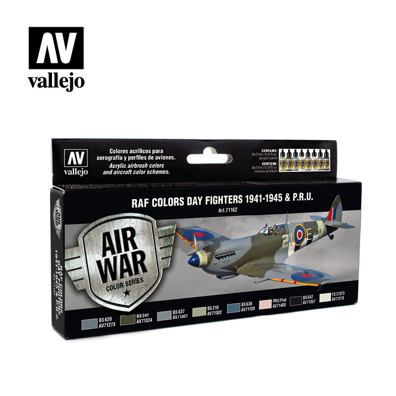 71.162 WWII Raf Day European (8) - Vallejo Model Air Set
