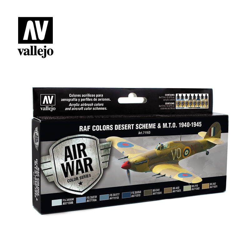 71.163 WWII RAF Desert (8) - Vallejo Model Air Set