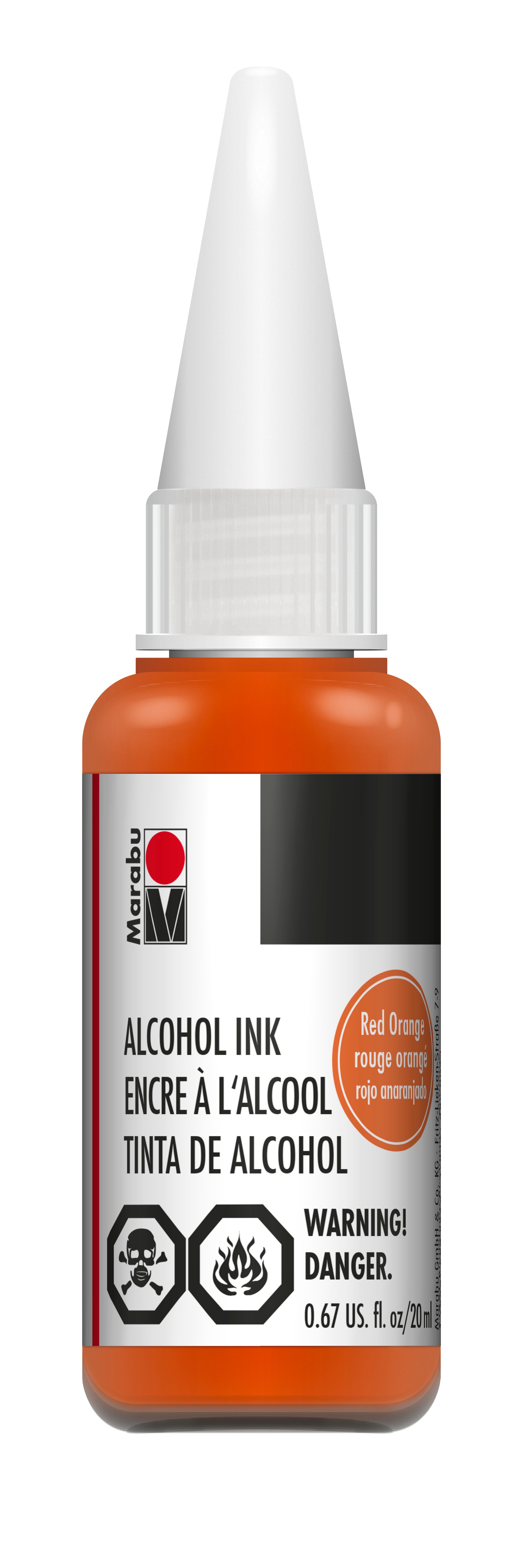 Marabu Alcohol Ink 20 ml -  RED ORANGE