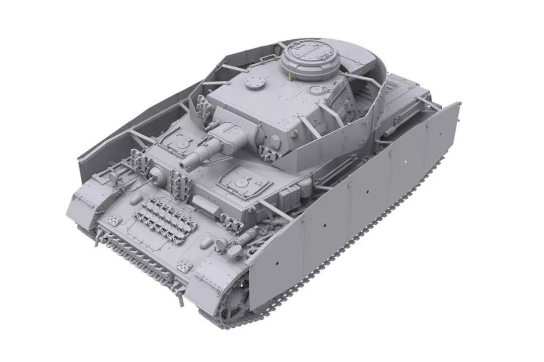 BT003 - Border Models 1/35 - Pz.Kpfw. IV Ausf.F1 / Vorpanzer / Schurzen ( 3 in 1 ) Multimedia Kit