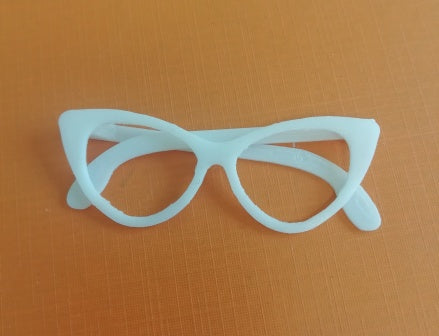 3D Gizmo's Spectacles - Retro Frame - Medium  - 4 cm (3 pcs)
