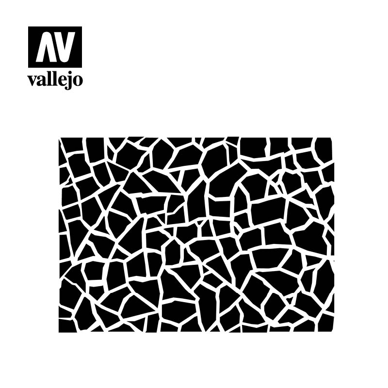 ST-CAM003 - Vallejo Hobby Stencils - Giraffe Camouflage - SCALE 1/32