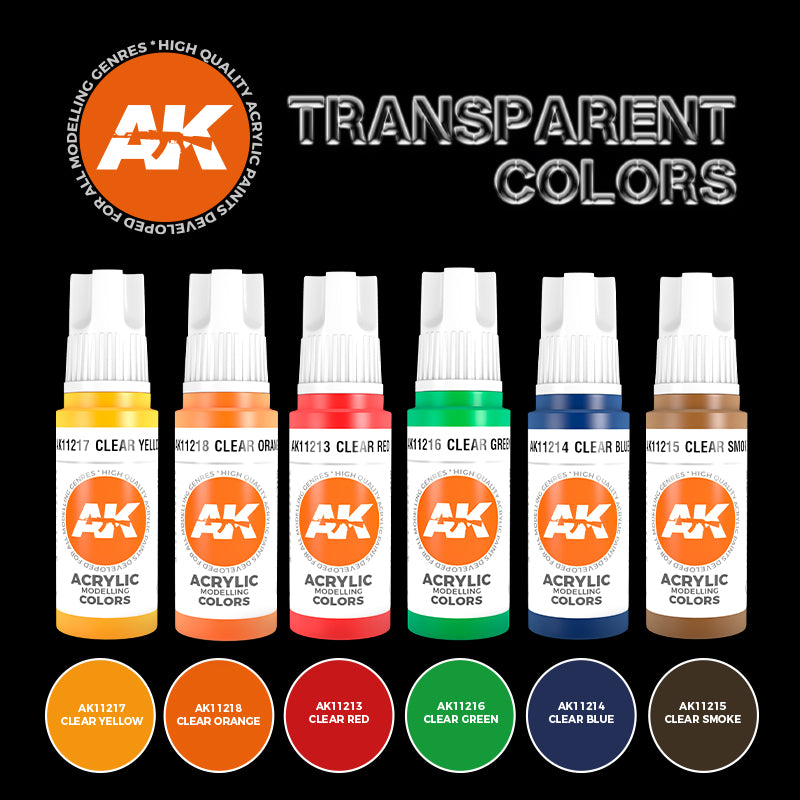 AK11758 - Transparent Colors Set 3G