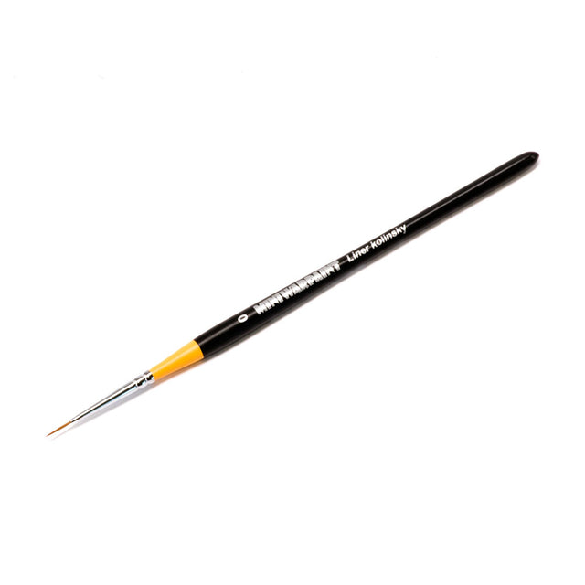 T-010 - Brush Mini War Paint -  Kolinsky Brush No. 0 (Series Liner)