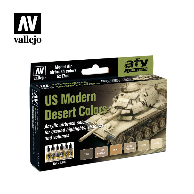 71.209 US Modern Desert Colors (6) - Model air Set