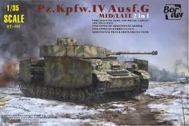 BT001 - Border Models 1/35 - German Pz.Kpfw.IV Ausf. G Tank 2 in 1 PE parts