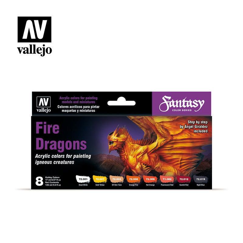 72.312  Game Color Set - Fire Dragons by A. Giraldez