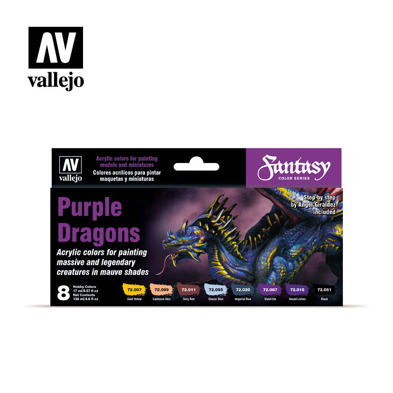 72.305  Game Color Set - Purple Dragons by A. Giraldez
