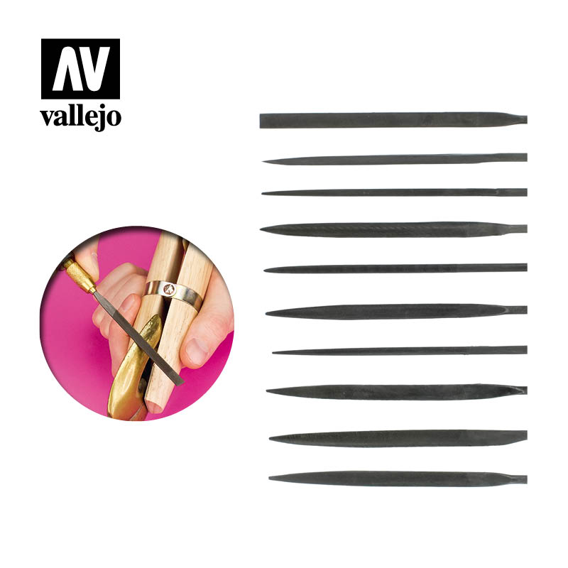 T03001 - Needle File Set (10) - Vallejo Tools