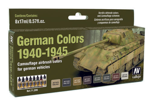 71.206 RLM German Colors 1940-1945 (8) - Vallejo Model Air Set