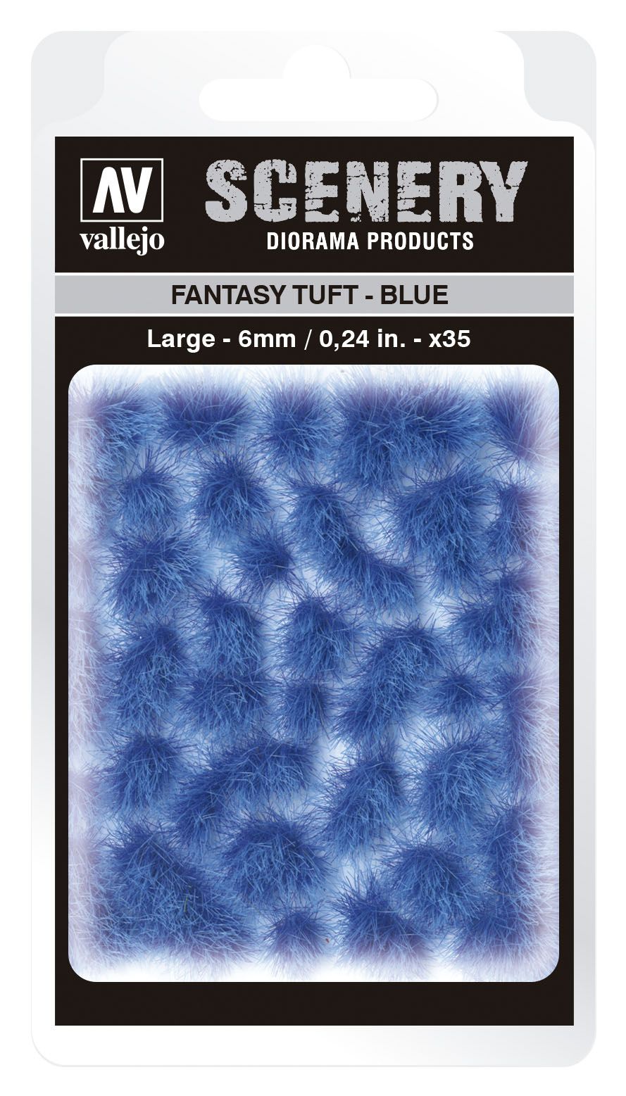 SC434 - Fantasy Tuft - Blue  - 6 mm